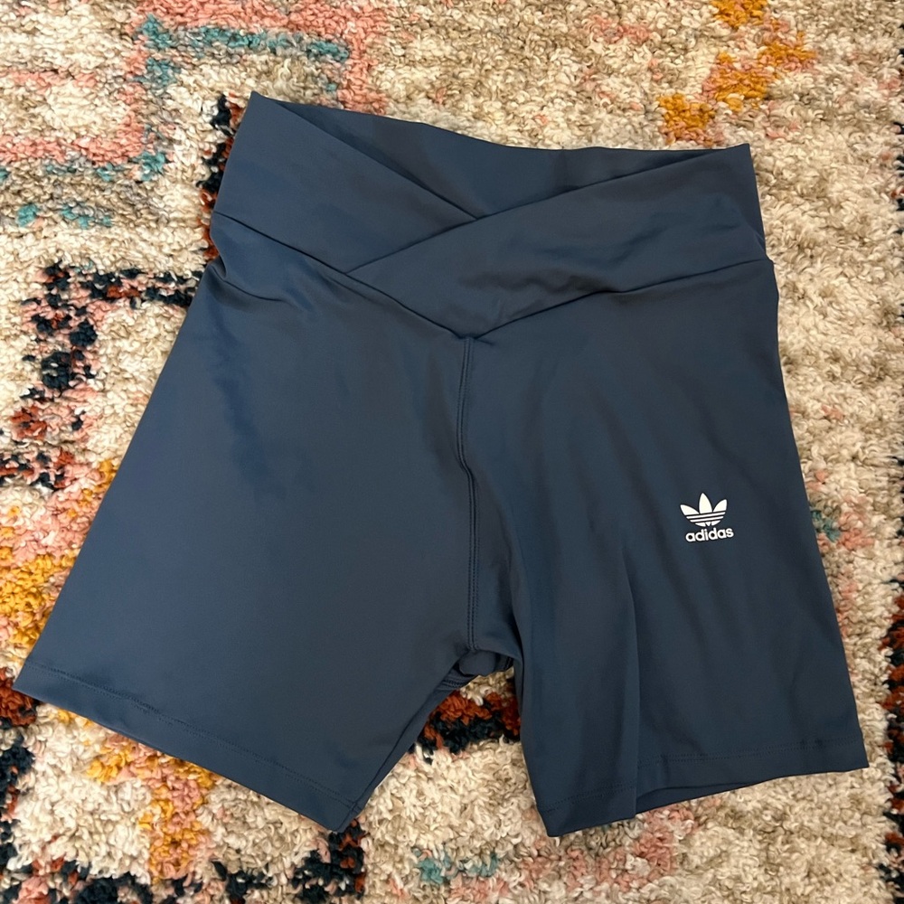 Adidas Women's Blue Bike Shorts